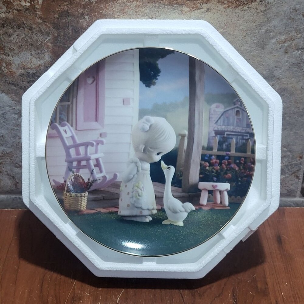 Precious Moments Decorative Plate Hamilton Make A Joyful Noise 1993
